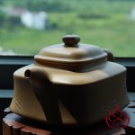 Ấm Tử Sa Phương Chu | Bổn Sơn Lục Nê | 150cc