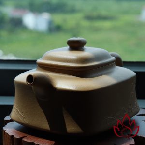 Ấm Tử Sa Phương Chu | Bổn Sơn Lục Nê | 150cc