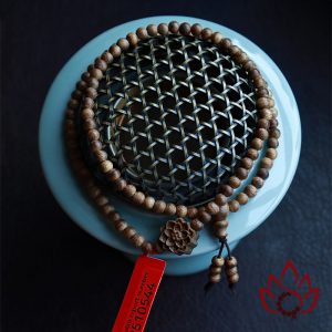 Vòng Trầm Hương 108 Hạt 4 Ly Trầm Tốc Kiến Tự Nhiên