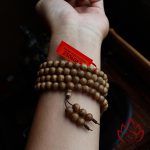 Vòng Trầm Hương 108 Hạt 7 Ly Trầm Tốc Kiến Tự Nhiên Lâu Năm