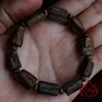 Vòng Trầm Hương Hạt Trúc Thô | Trầm Bì Rễ Cận Chìm