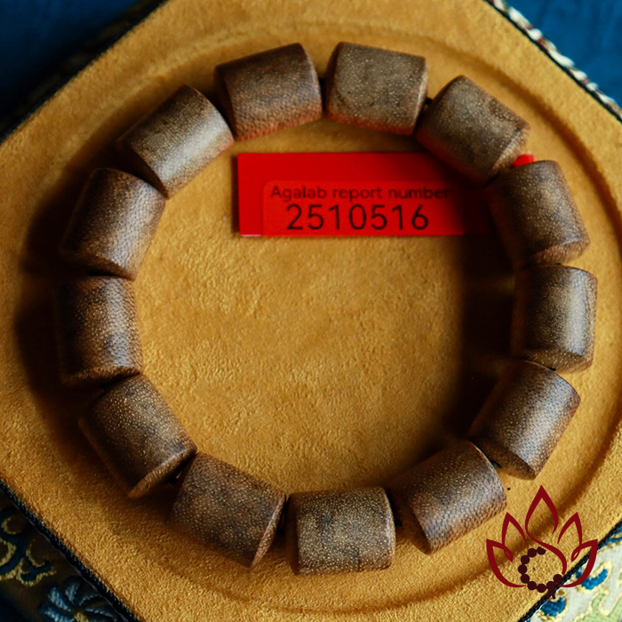 Vòng Trầm Hương Lu Thống 12 Ly Trầm Tốc Kiến Tự Nhiên Lâu Năm