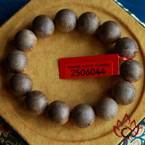 Vòng Trầm Hương Hạt Tròn 14 Ly Trầm Tốc Kiến Tự Nhiên Lâu Năm