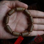 Vòng Trầm Hương Trụ Trúc 12 Ly Trầm Tốc Kiến Tự Nhiên Lâu Năm