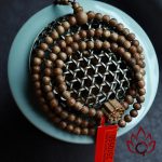 Vòng Trầm Hương 108 Hạt 5 Ly Trầm Tốc Kiến Tự Nhiên Lâu Năm