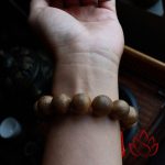 Vòng Trầm Hương Hạt Tròn 16 Ly Trầm Tốc Kiến Tự Nhiên Lâu Năm