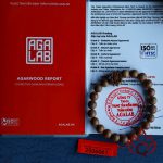 Vòng Trầm Hương Hạt Tròn Hoa Sen 8 ly Trầm Tốc Kiến Tự Nhiên Lâu Năm