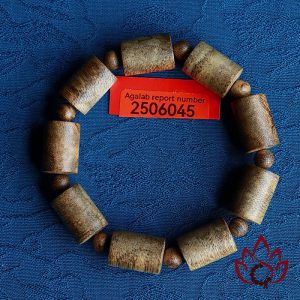 Vòng Trầm Hương Trụ Trúc 12 Ly Trầm Tốc Kiến Tự Nhiên